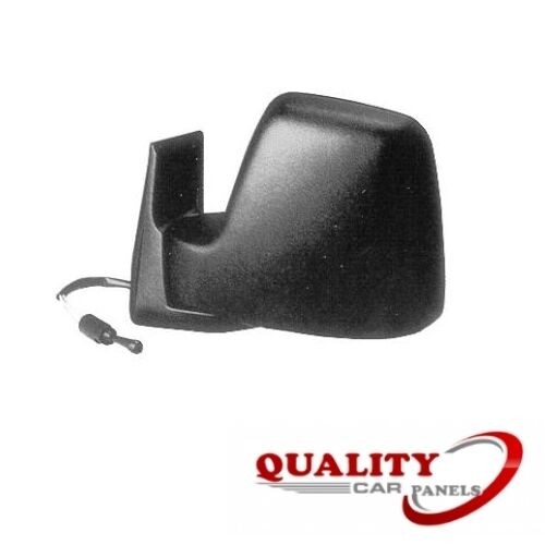 Door wing mirror manual black - door,