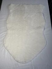 IKEA Ivory Faux Sheepskin Rug