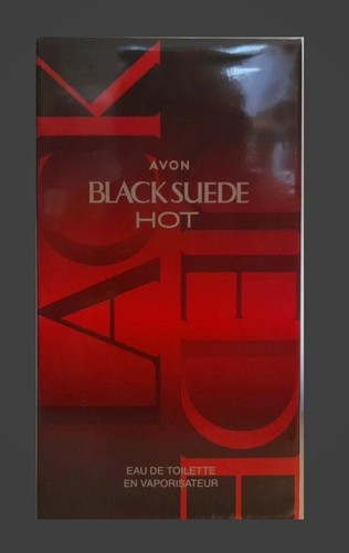 Avon black suede hot - suede, 75ml