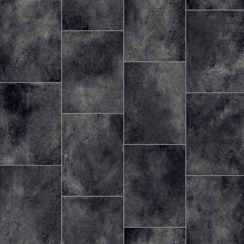 Dark slate modern tiles vinyl - tiles,