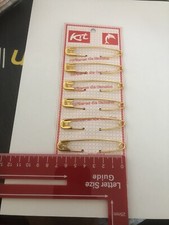 Jumbo Gold Safety Pins Extra Large Size Blanket Kilt Sharp Edge 6PC Safety Pins
