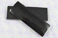 Pair of Jet Black Canvas Micarta Knife Scales Knife Making Parts
