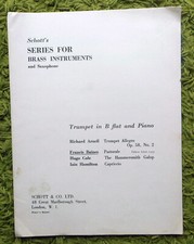 Pastorale - Francis Baines: B flat Trumpet + Piano 3pgs + Part - Schotts 1952