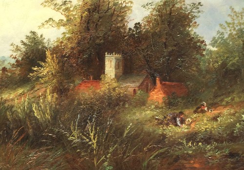 George bates oil canvas - on,