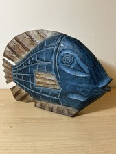 Large 40cm hand-carved wooden