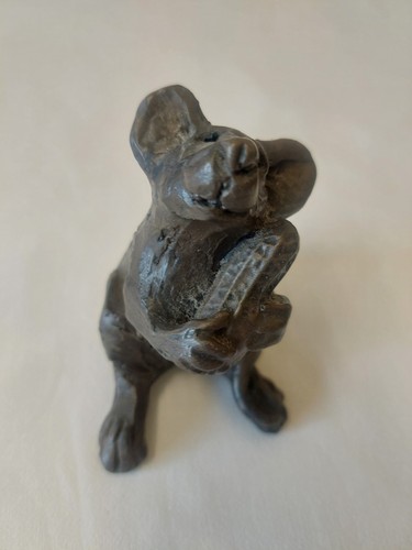 Mouse sculpture cold cast - mouse, in