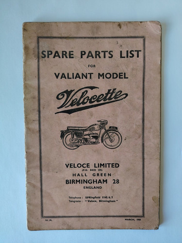 Spare parts list - parts,