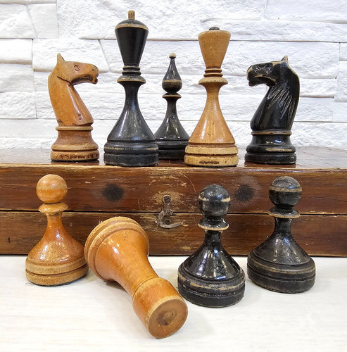 Rare soviet chess set baku - soviet,