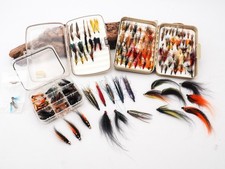 ASSORTED FLY BOXES (ORVIS,PLANO) GOOD QUALITY SALMON/SEA TROUT FLIES/TUBE FLIES