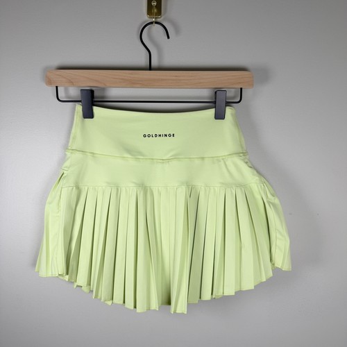 Gold hinge pleated tennis - pleated,
