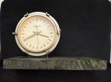 Molnija MOLNIA Vintage Marble USSR Russian Soviet Table Desk Clock