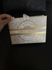 CHRISTIAN DIOR Gold & White
