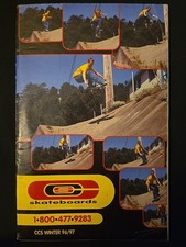 CCS California Cheap Skates Skateboard Catalog Winter 96 97 1996 Keith Hufnagel