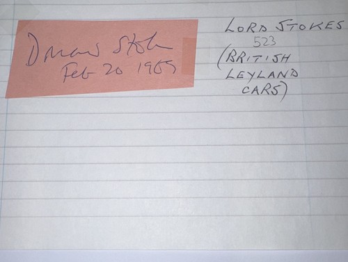 Lord stokes leyland - stokes, of