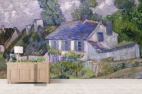 Van gogh houses auvers - 3d,