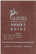 ARIEL 350cc NH HUNTER 500cc VH