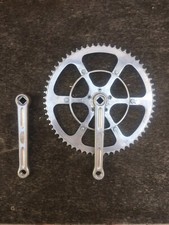 Rare Stronglight 49D stayer track crankset, TA, vintage track pista bike