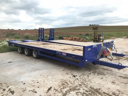 Jpm 27t low loader - loader,, axle