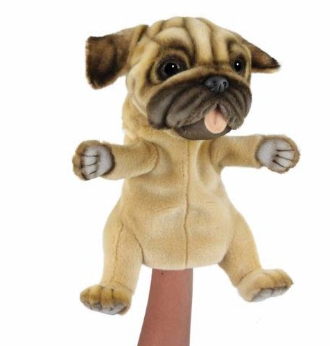 Pug puppy dog puppet soft - pug,