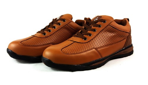 Mens leather safety trainers - safety,