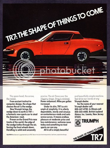 1975 triumph tr7 - triumph, tr-7