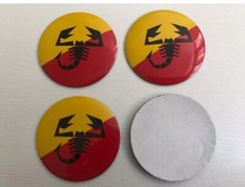 4x Stickers Abarth Fiat Wheel