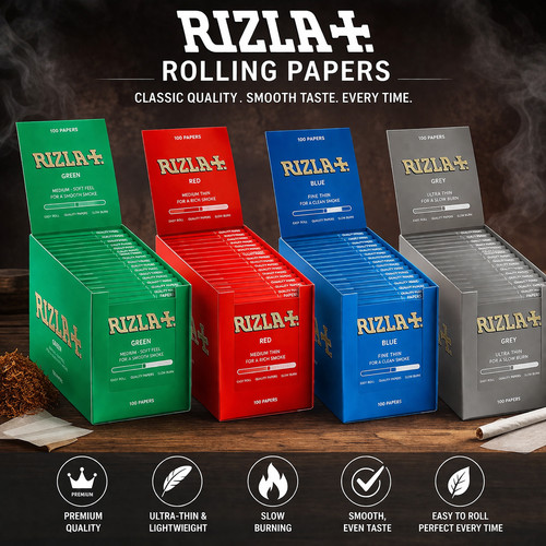 100 genuine rizla king size - 100%,