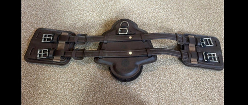 Brown leather free space - leather, girth