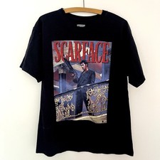 Scarface Shirt Mens L Black