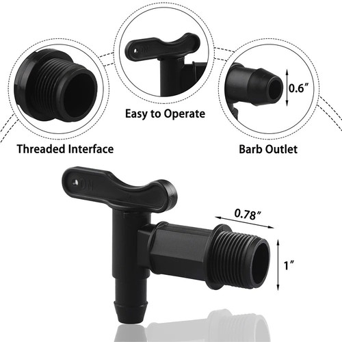 Water butt tap - butt, hozelock