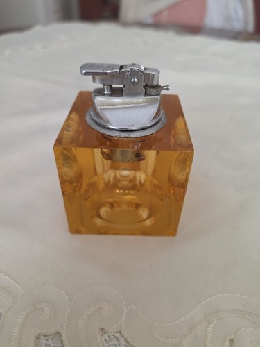 Vintage glass hollowed - vintage, cube