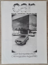 Audi 200 Turbo v BMW 728i v