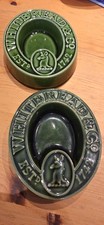 2 x Whitbread Ceramic Ashtray
