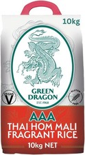 Green Dragon AAA Thai Fragrant Hom Mali Rice - 10kg Sack