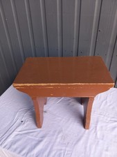 Old Painted Pine Foot Stool