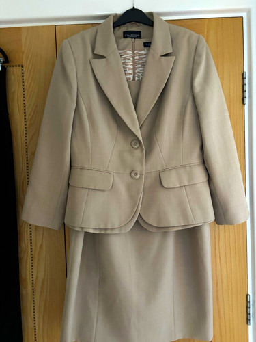 Debenhams beige 2pc suit - beige,