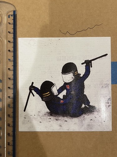 Dran paris riot - dran, sticker