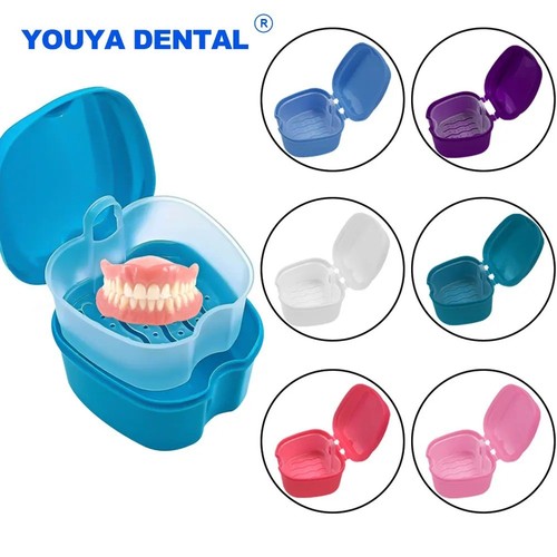 Clean denture bath case - case, dental
