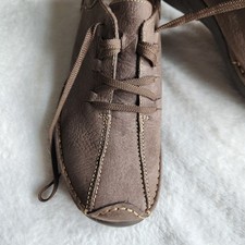 Padders Brown Suede Lace up
