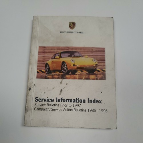 1985 1996 porsche service - porsche,