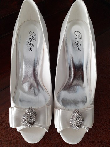 Ivory satin wedding - satin,