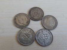 George VI Threepence 3D Silver Ag Coins Choose your date 1937-1944 (myrefnBox3)
