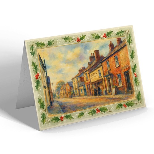 Xmas notelet high - xmas,