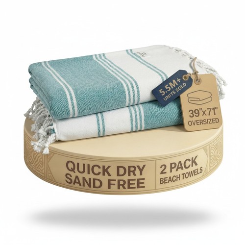 Turkish beach towel - set, pack