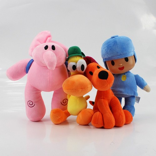 4pcs pocoyo elly pato loula - pocoyo,