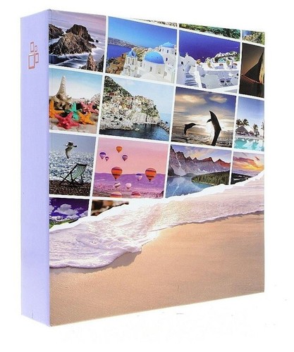 Purple slip photo album 200 - purple, in