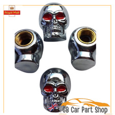 SKULL TYRE VALVE DUST CAPS FOR