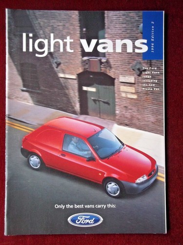 Ford light vans 1996 - 1996, sales