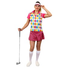 LADIES GOLFER COSTUME GOLFING