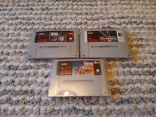 Super Star Wars Trilogy Super Nintendo SNES Cartridge Bundle PAL 